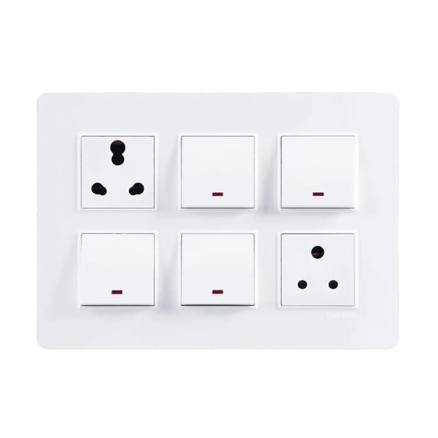 Havells Modular Combined Plates - PC Color Modular Combined Plates - PC Color White