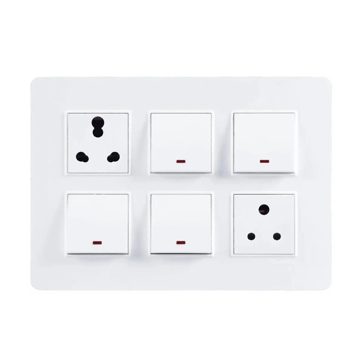 Havells Modular Combined Plates - PC Color Modular Combined Plates - PC Color White