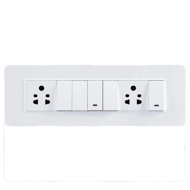 Havells Modular Combined Plates - PC Color Modular Combined Plates - PC Color White