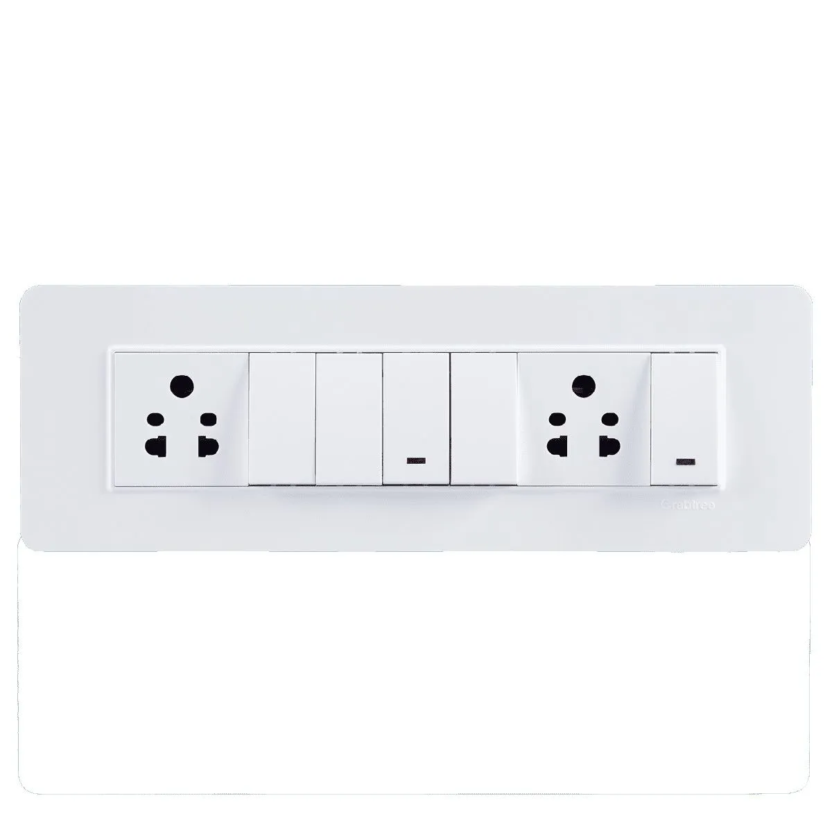 Havells Modular Combined Plates - PC Color Modular Combined Plates - PC Color White