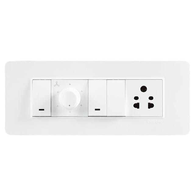 Havells Modular Combined Plates - PC Color Modular Combined Plates - PC Color White