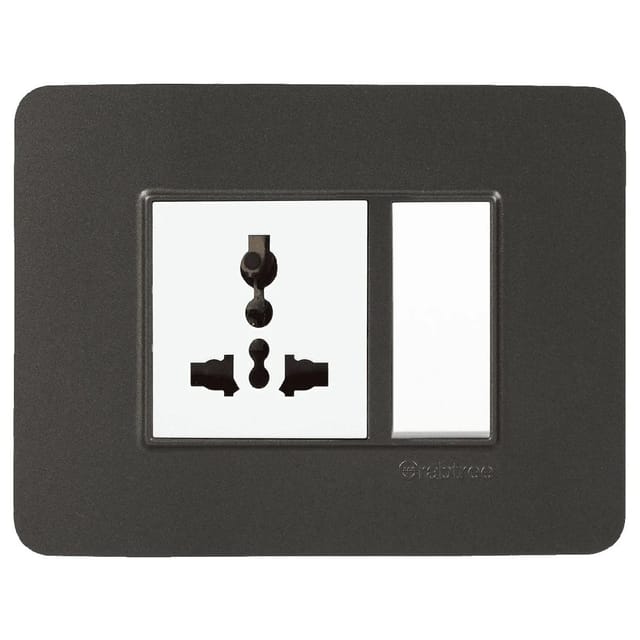 Havells Modular Combined Plates - PC Color Modular Combined Plates - PC Color Grey