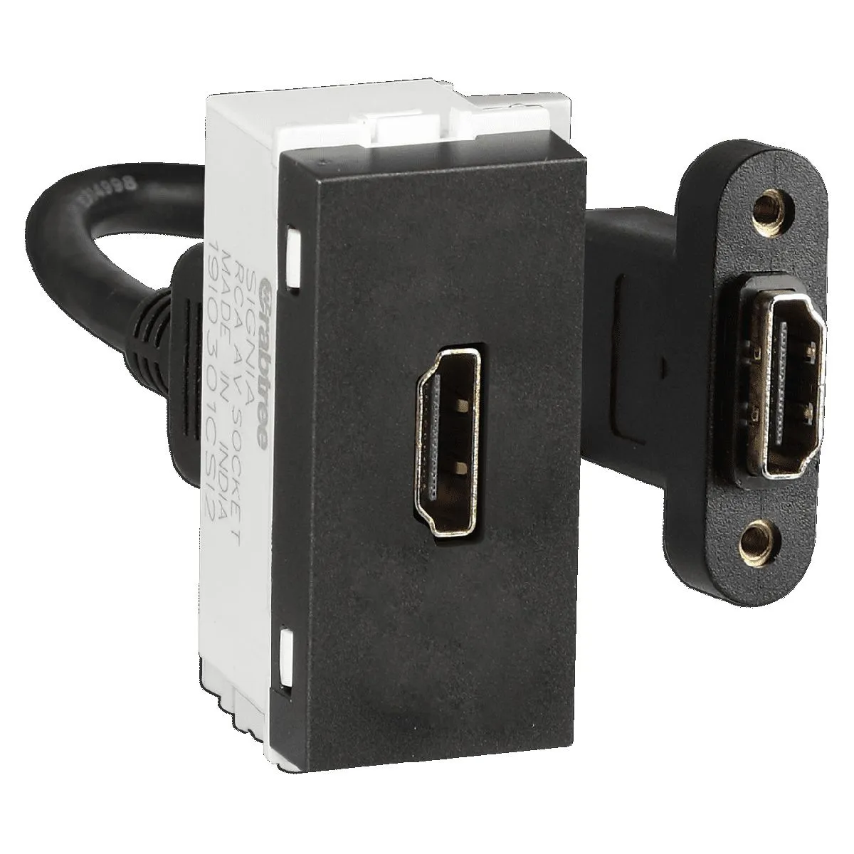 हैवेल्स HDMI डेटा सॉकेट -1M डेटा संचार सॉकेट ग्रे
