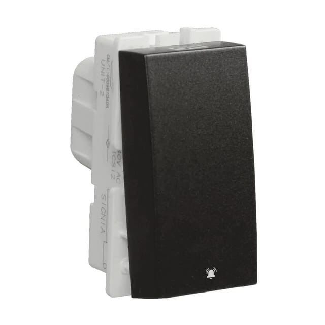 Havells 10 A Bell push switch Switches Grey