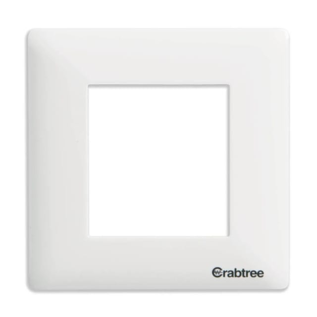 Havells Athena Modular Combined Plates - Classic PC Athena Classic Chalk White Classic Chalk White