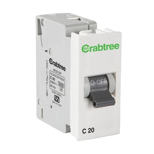 Havells 20 A SP C MINI MCB Mini MCB & Motor Starter Chalk White