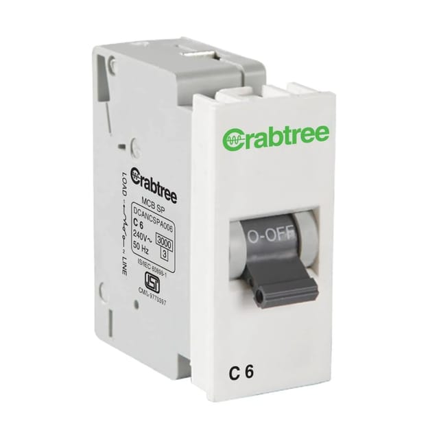 Havells 6 A SP C MINI MCB Mini MCB & Motor Starter Chalk White