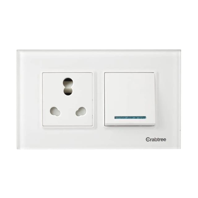 Havells Modular Combined Plates - Glassique 4M Modular Combined Plates - Glassique Artic White