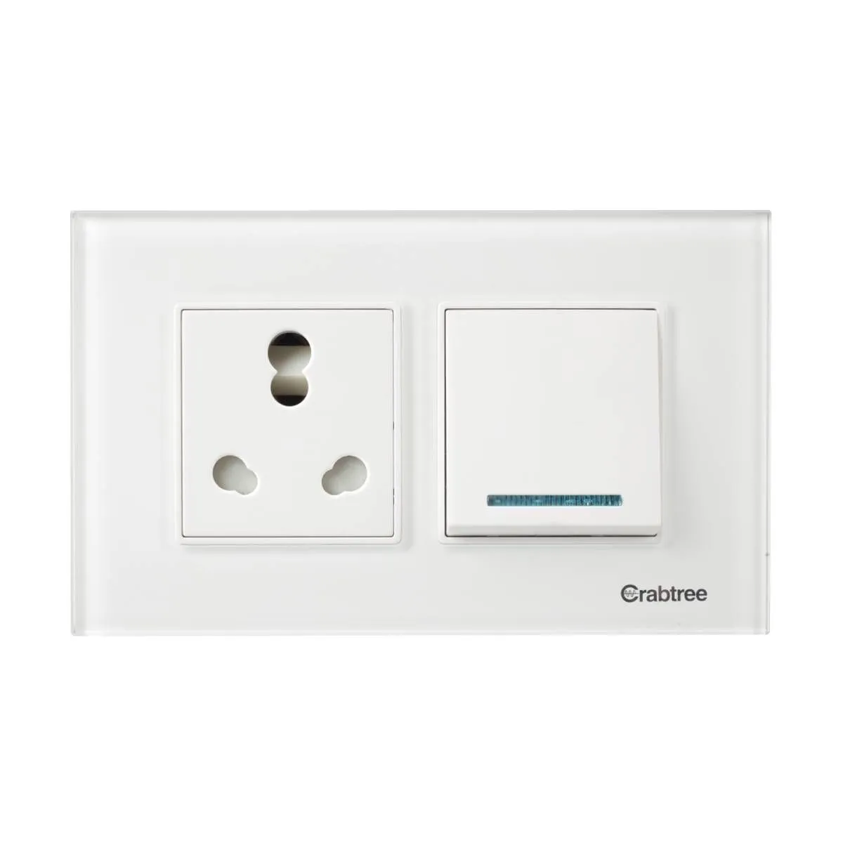 Havells Modular Combined Plates - Glassique 4M Modular Combined Plates - Glassique Artic White