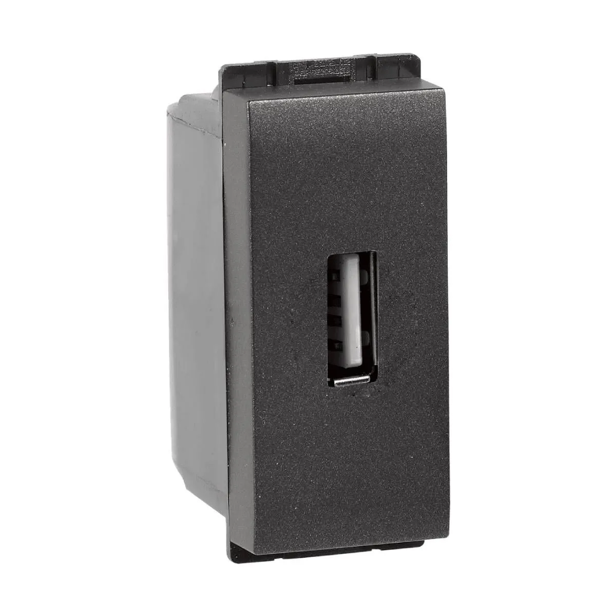 Havells New Single Port USB Charger 2.1 A - 1 M Murano Touch Switches Grey