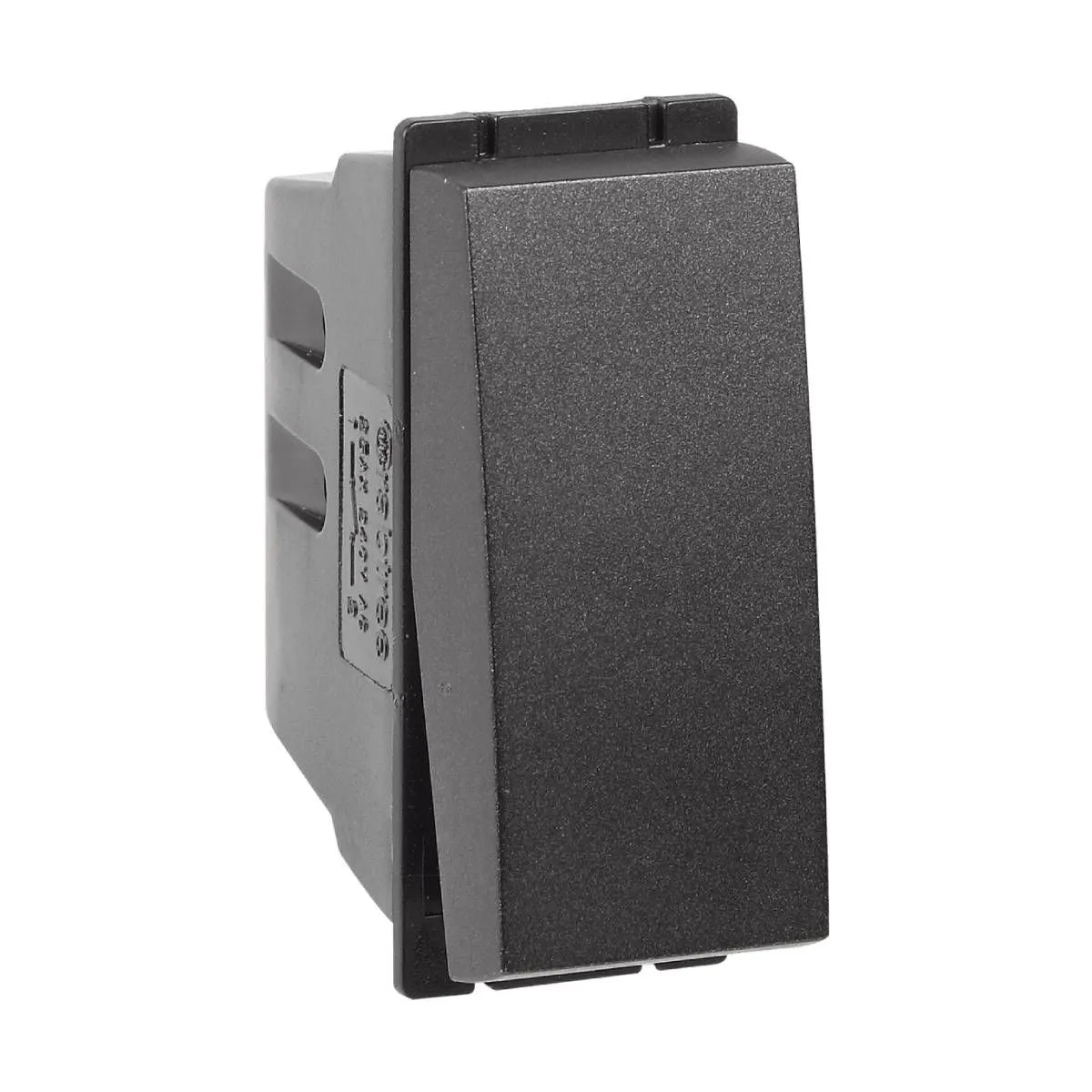 Havells 10 AX One Way Switch  Murano Super Soft Switches - New Grey
