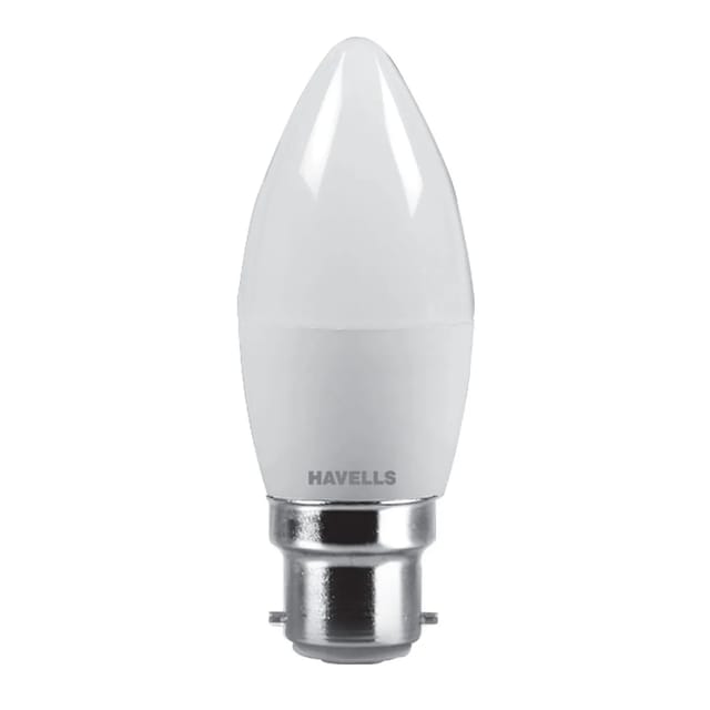 Havells LED Adore 5 W B22 WW 2 Star Candle Lamp Adore LED Candle Lamp