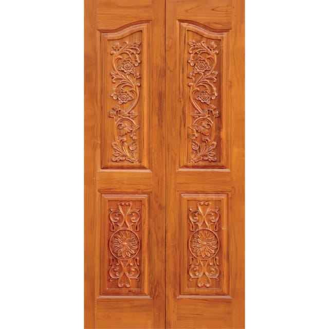 Trinox Solid Teak wood Doors IW 53 Wooden Doors