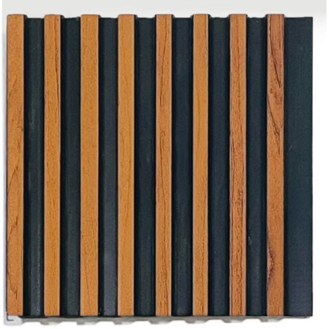 Trinox Decorative Charcoal Louvers IV 902 Text Selection Wall Panel