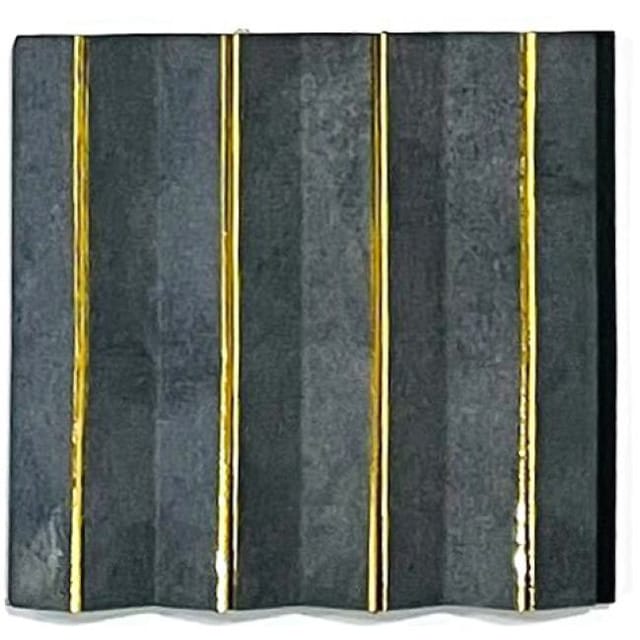 Trinox Decorative Charcoal Louvers IV 908 Text Selection Wall Panel