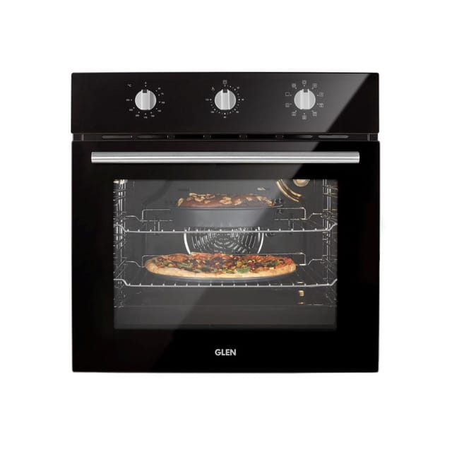 GLEN Built-In-Oven 651 MR+Turbo Black