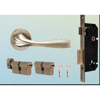येल YMEL-701-RE-60MM-8545-TT-(XX) मोर्टिस इटरनल लीवर हैंडल कॉम्बोसेट