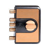 Yale CBD-500 BLK+RG-TT Cinco CBD Series - RIM Lock