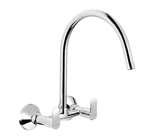 Hindware Sink Mixer Wall Mount- J Spout