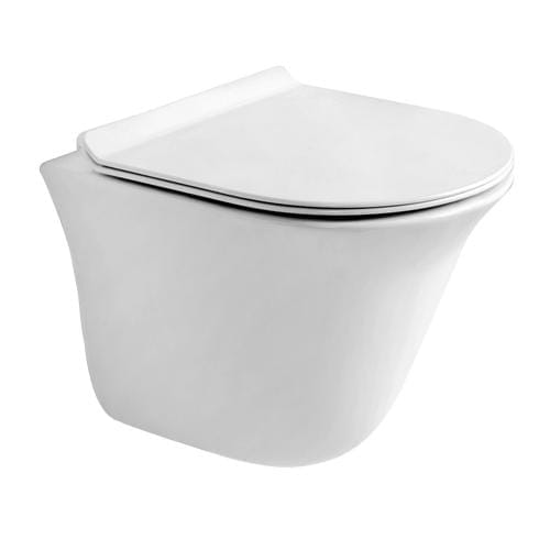 Grotto Ryan Wall Hung Toilet Seat Without Bidet Function & UF Seat Cover, GR-21160-NM