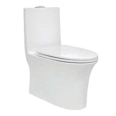 Grotto Pedestina One Piece Toilet Seat With UF Seat Cover, GR-11050-30-BL