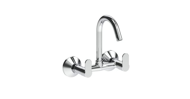 Hindware Sink Mixer Swivel Spout-Wall Mount