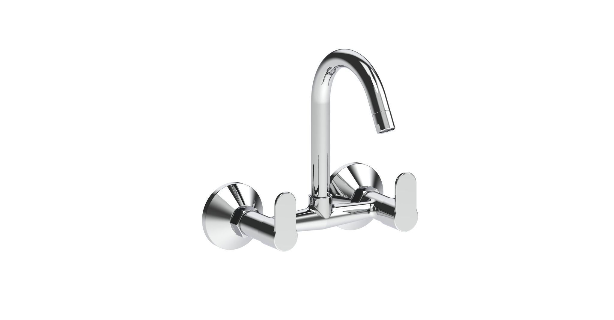 Hindware Sink Mixer Swivel Spout-Wall Mount