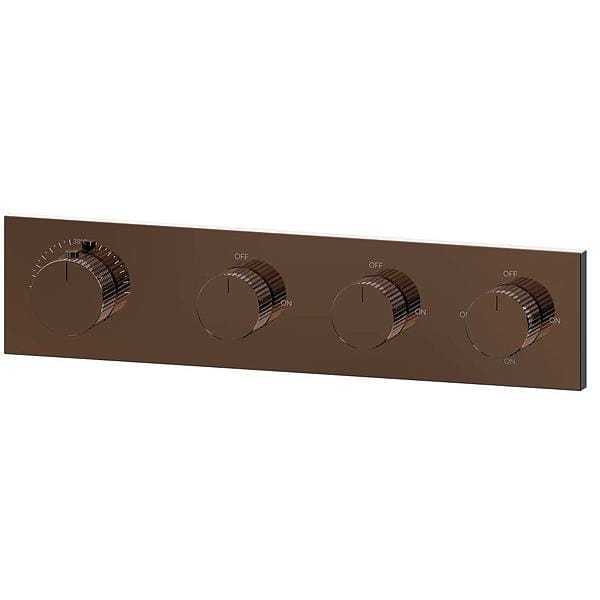 Grotto 4 Way Thermostatic valumn Control Trim Set, GR-72070-4-RG