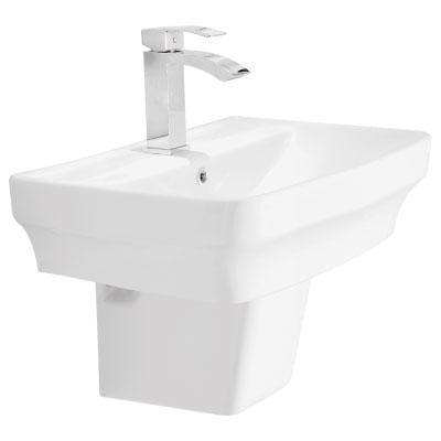 Grotto Half Pedestal for Wall Hung Basin, GR-31090-BL