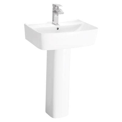 Grotto Full Pedestal Wall Hung Basin, GR-31080-BL