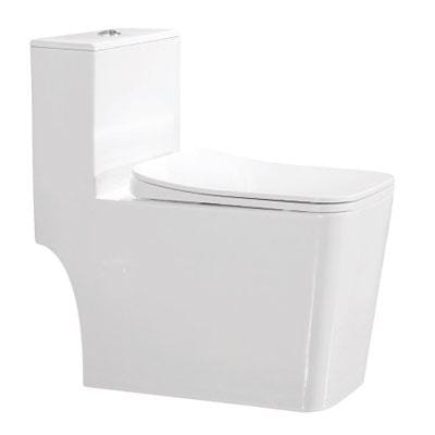 Grotto Geran One Piece Toilet Seat With UF Seat Cover, GR-11100-25-BL