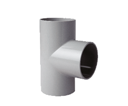 Truflo Tee 90? Plain - 10 kgf/cm? Pressure-ISI Marked