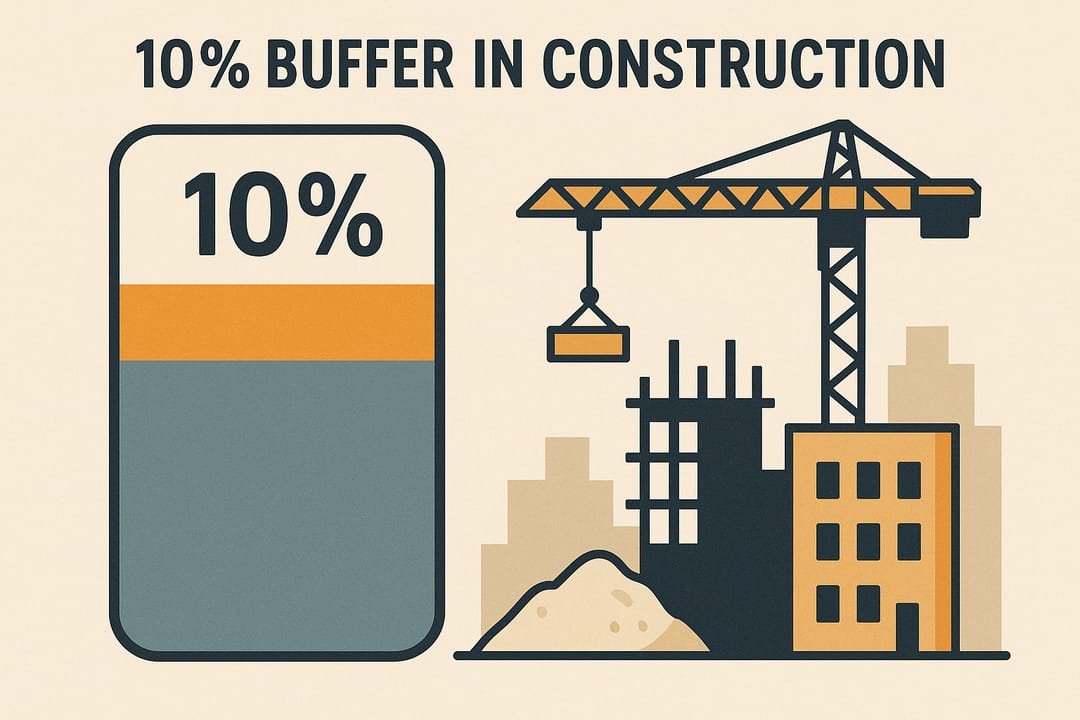 Why You Should Always Add a 10% Buffer in Construction