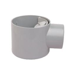 Truflo Floor Trap with Single Outlet 4"