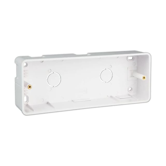 Havells 6 Module (21.4x8.9) cm / (8.4X3.5) Surface Mounting Plastic Boxes for Coral