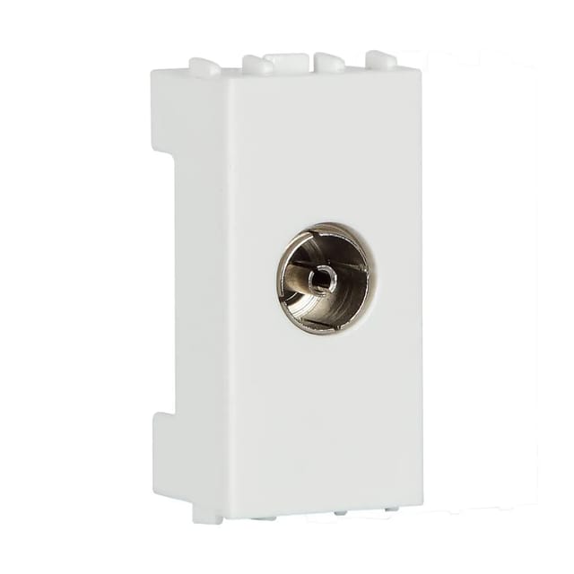 Havells TV Socket Fabio Series - Support Modules White
