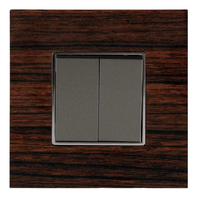 Havells SIGNIA GRANDE - OUTER PLATE SIGNIA GRANDE SERIES - OUTER PLATES Dusky Wood