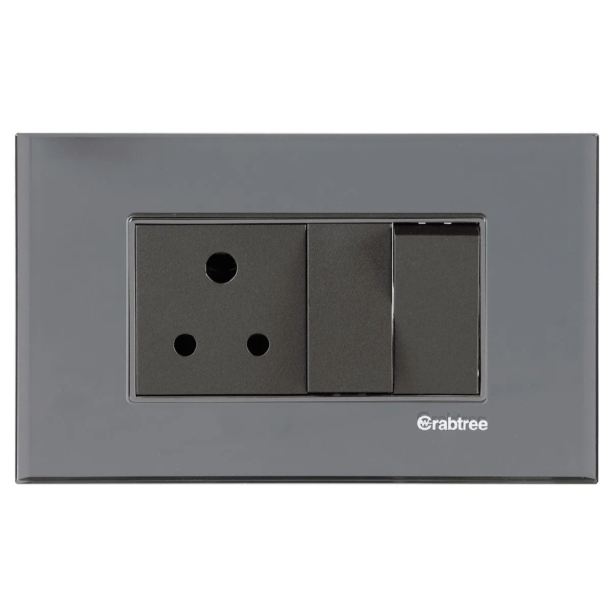 Havells SIGNIA GRANDE - OUTER PLATE SIGNIA GRANDE SERIES - OUTER PLATES Frosted Husky Glass