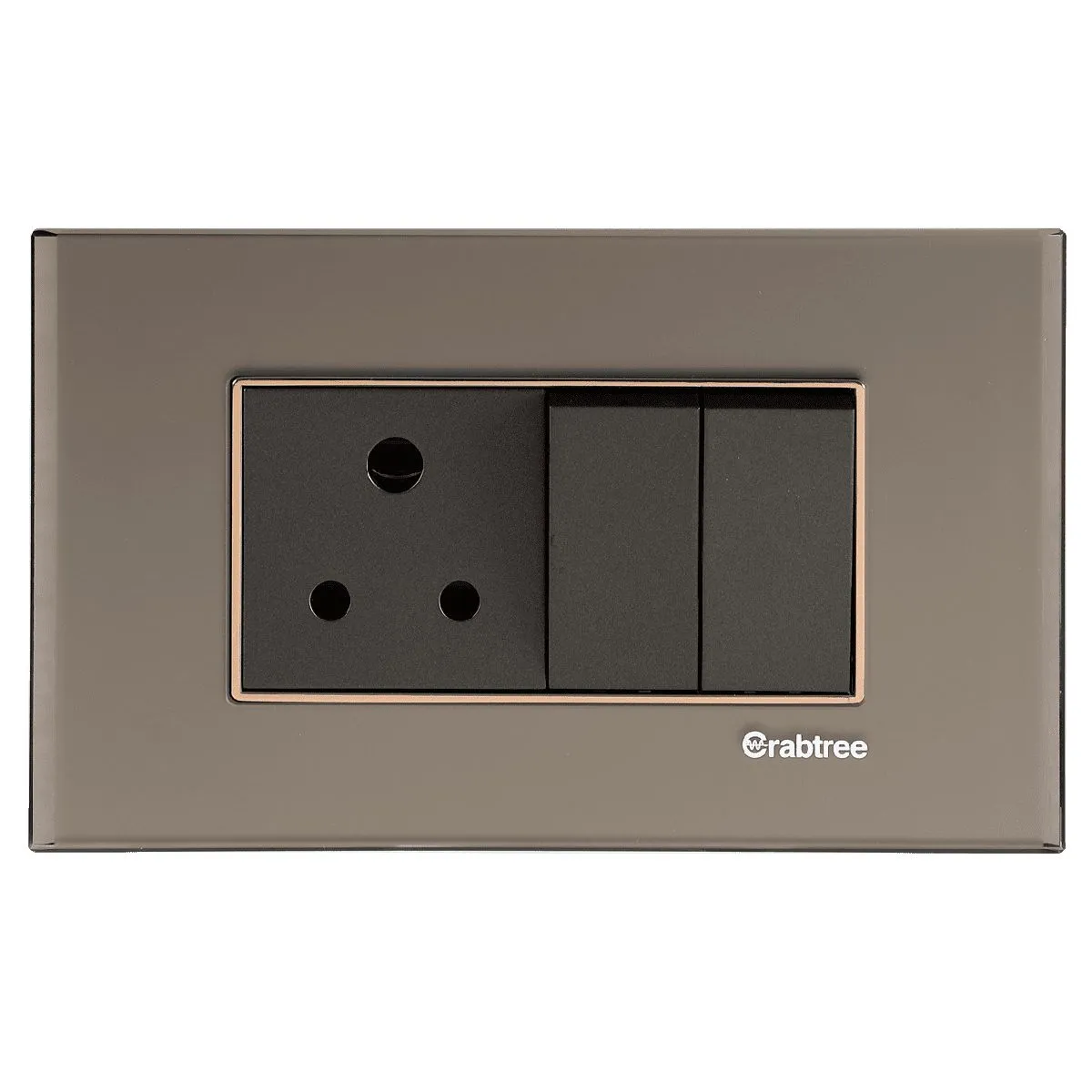 Havells SIGNIA GRANDE - OUTER PLATE SIGNIA GRANDE SERIES - OUTER PLATES Frosted State Glass