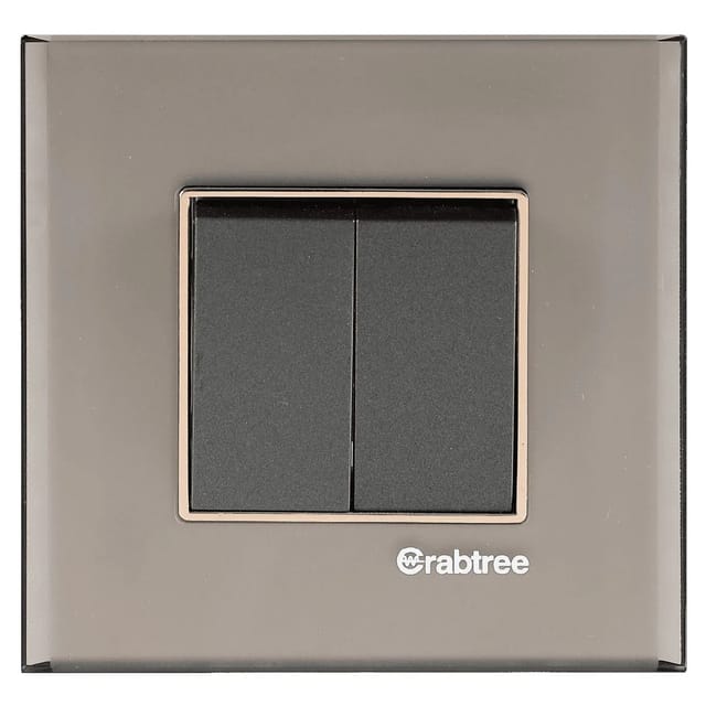 Havells SIGNIA GRANDE - OUTER PLATE SIGNIA GRANDE SERIES - OUTER PLATES Frosted State Glass