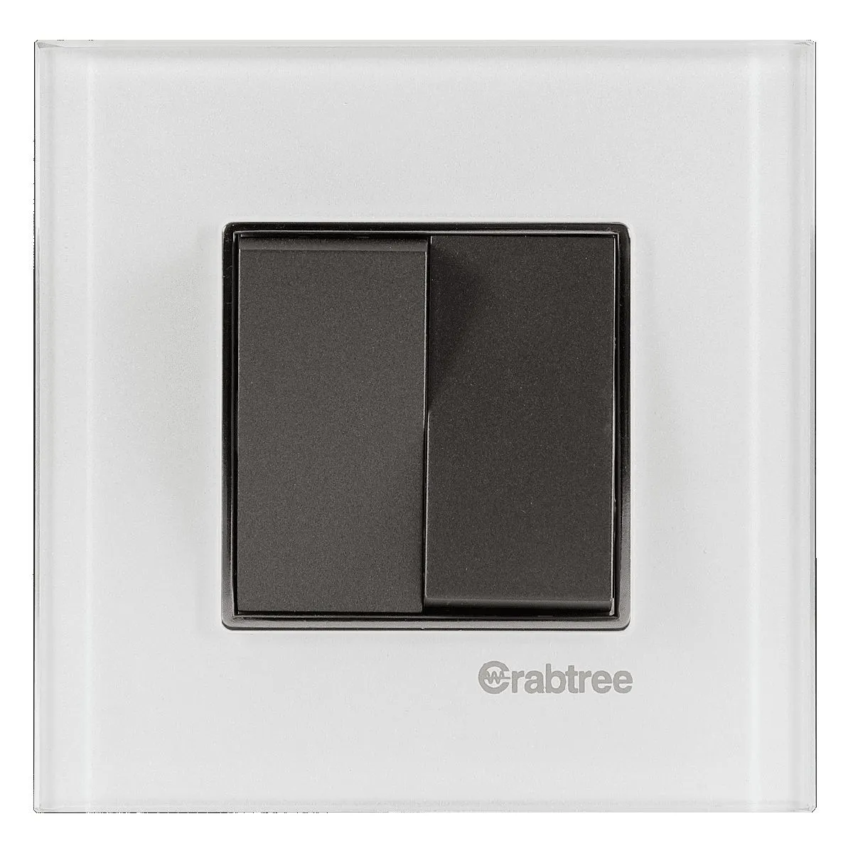 Havells SIGNIA GRANDE - OUTER PLATE SIGNIA GRANDE SERIES - OUTER PLATES Igloo White Glass
