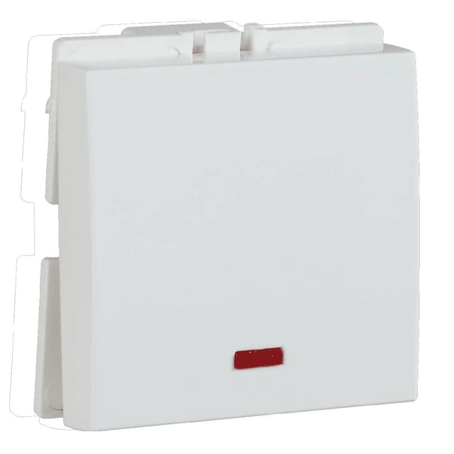 Havells 10 AX Mega Switch with indicator (2 M) Switches White