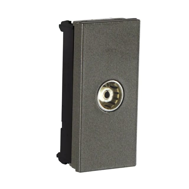 Havells TV Socket -1M Support Modules Elephant Grey