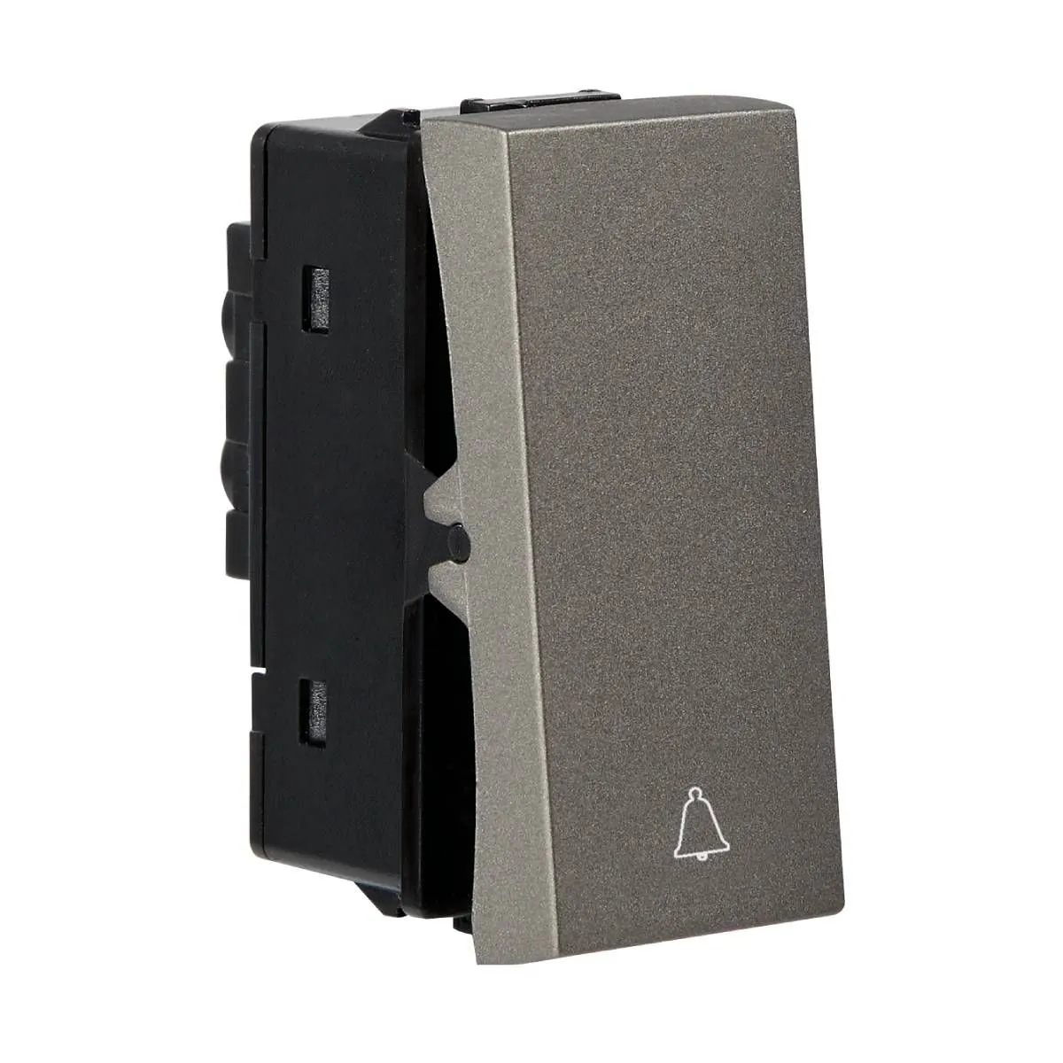 Havells 10 A One Way Bell Push Switch Athena Moderna Switches Grey