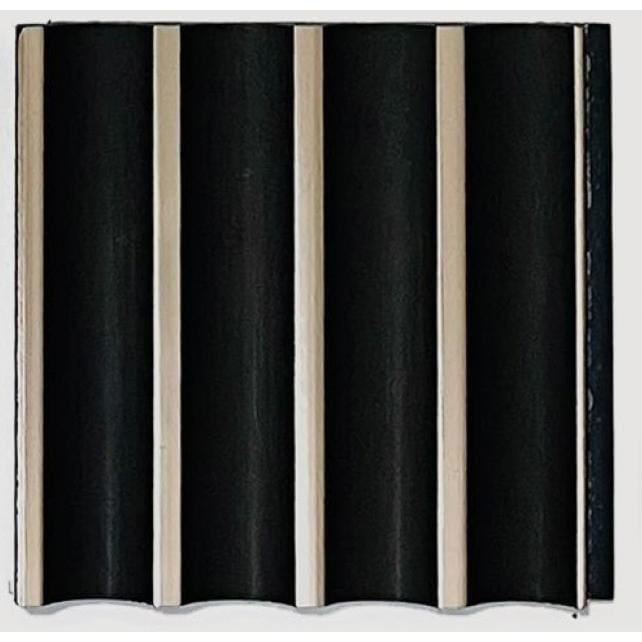 Trinox Decorative Charcoal Louvers IV 932 Text Selection Wall Panel