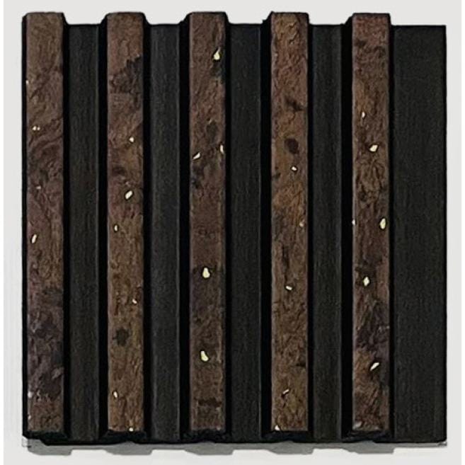 Trinox Decorative Charcoal Louvers IV 927 Text Selection Wall Panel