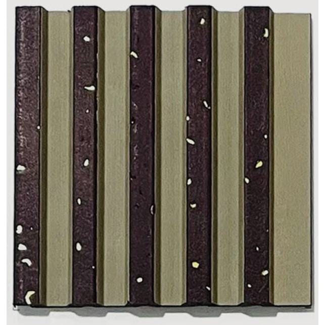 Trinox Decorative Charcoal Louvers IV 928 Text Selection Wall Panel