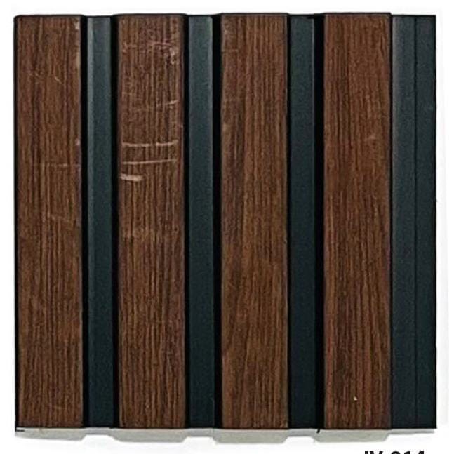Trinox Decorative Charcoal Louvers IV 914 Text Selection Wall Panel