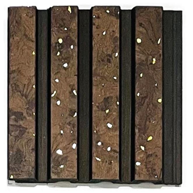 Trinox Decorative Charcoal Louvers IV 910 Text Selection Wall Panel