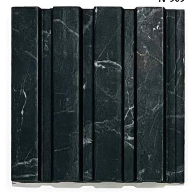 Trinox Decorative Charcoal Louvers IV 911 Text Selection Wall Panel